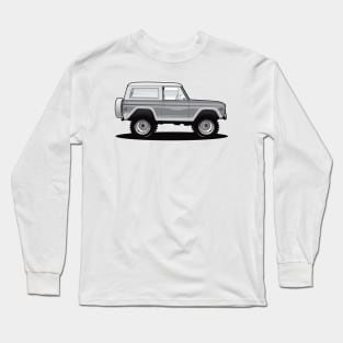 Vintage 1977 Bronco BW Long Sleeve T-Shirt